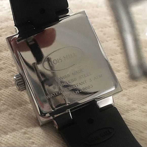 M LOIS HILL Swiss Made Grey Face Automatic Unisex Watch - Picture 12 of 17